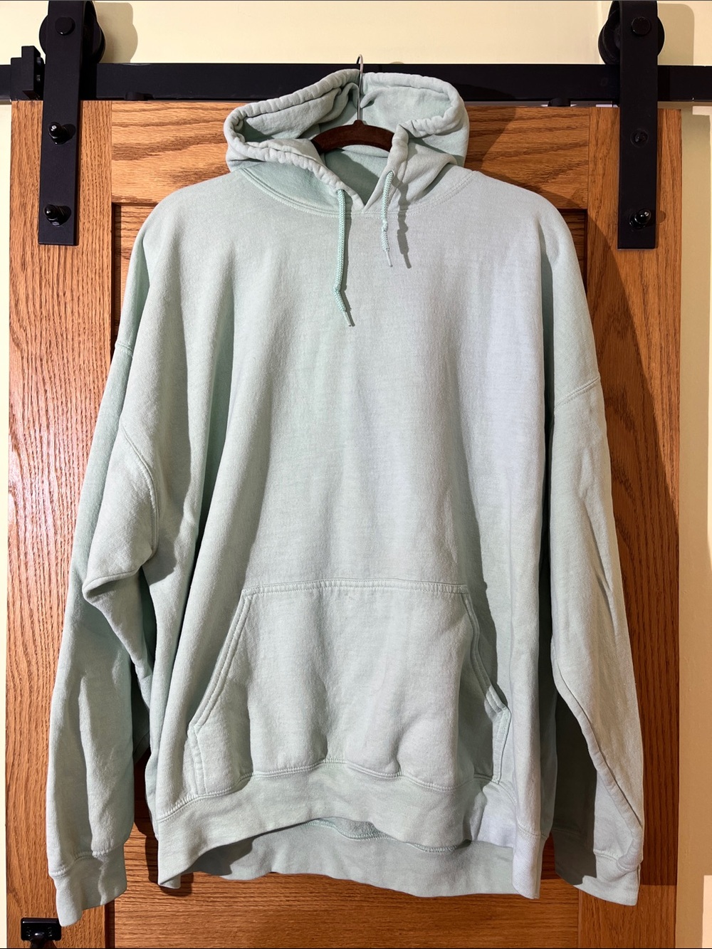 Gildan Mint Green Pullover Hoodie with Kangaroo Pocket